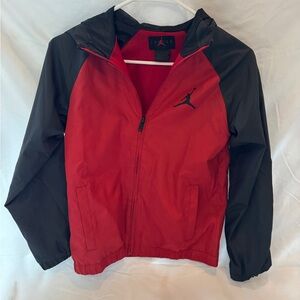 Jordan Kids Raincoat in Red and Black